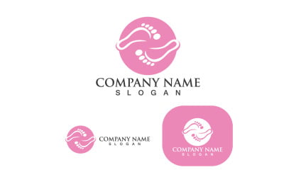 Foot Logo Template Vector Icon 3