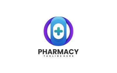Pharmacy Gradient Logo Style