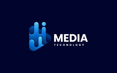 Media Gradient Logo Template