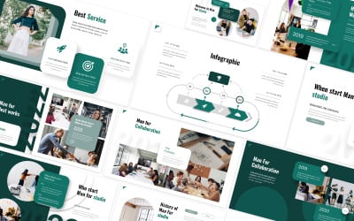 Modelo de Powerpoint Manfur Business Company