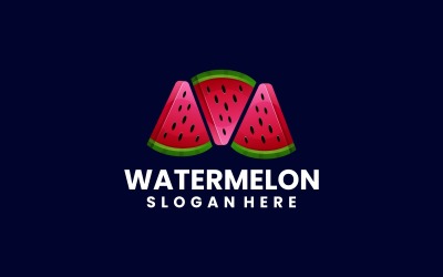 Návrh loga s přechodem vodního melounu