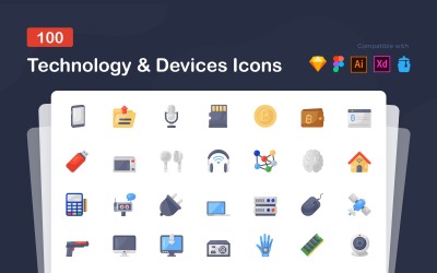 Technologie a ikony zařízení