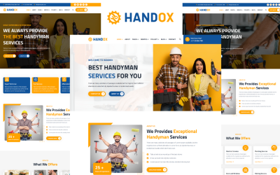 Handox - 杂工服务 HTML5 模板