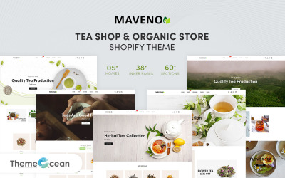 Maveno - Boutique de thé et boutique bio Thème Shopify réactif