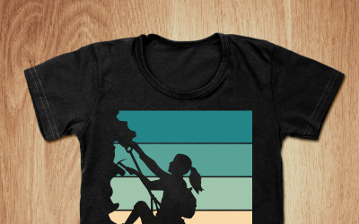 T-shirt da escursionismo da donna Design