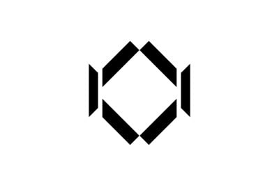 Dynamic M Initial Alphabet Logo