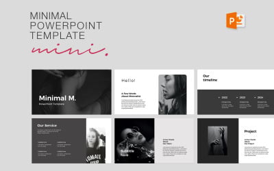 F2 Minimalistisk PowerPoint-mall