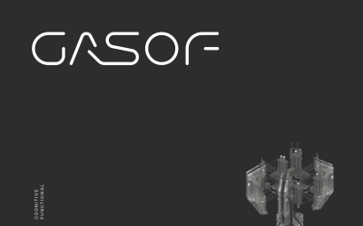 Gasof Futuristisch Tech-lettertype