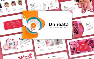Dnheata - Modèle PowerPoint polyvalent créatif