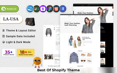 LAUSA - Mode- en juwelierszaak | Minimaal en schoon Shopify-thema | Shopify OS 2.0-thema
