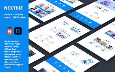 NextBiz - Business, Corporate, Agency HTML Template