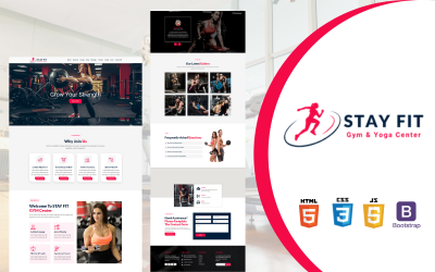 StayFit HTML веб-шаблон