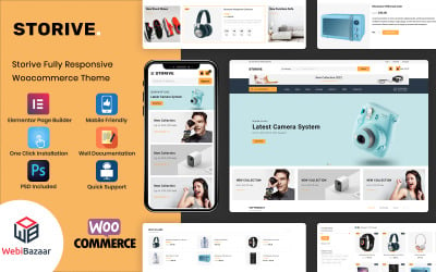 Storive - Tema de WooCommerce para tienda de supermercado de comercio electrónico en línea