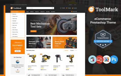 ToolMark - Prestashop-Thema für den Laden von Handwerkzeugen