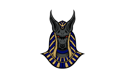 Anubis Mascot Logo Template Vectors