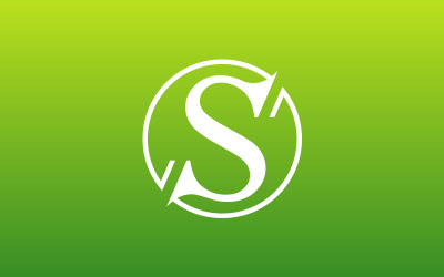 Création de logo rond lettre S