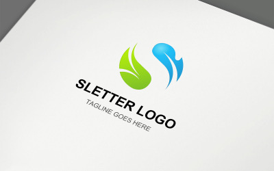 Lettera S Logo Design Vector V2