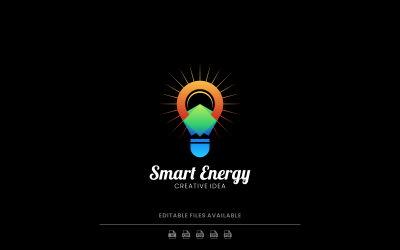 Logo del gradiente di energia intelligente