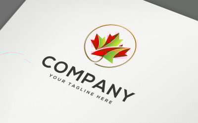 Szablon logo klon kanadyjski