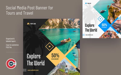 Travel Social Media Post Banner
