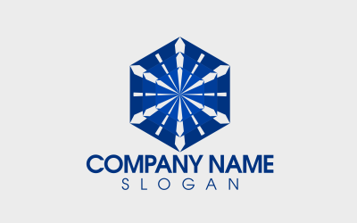 Blume benutzerdefinierte Design-Logo-Vorlage 4