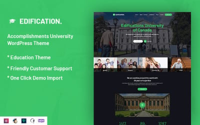 Edificazione - Realizzazioni University Tema WordPress