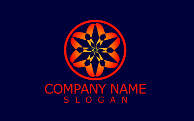Flower Custom Design Logo Template 3