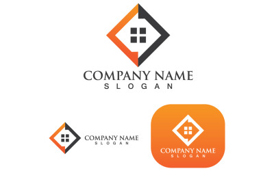 Huis bouwen Symbool Logo Vector