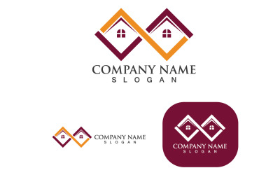 Maison et bâtiment logo Vector V2
