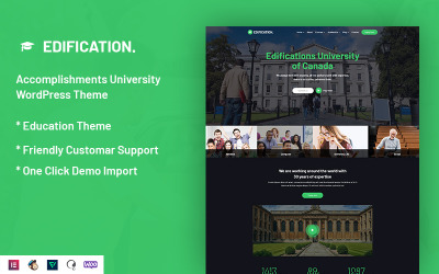 Szerkesztés – Accomplishments University WordPress téma