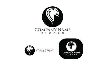 Viper Snake Logo Design Danger Snake V19