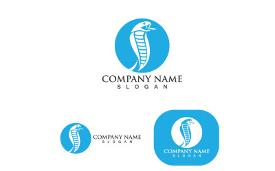 Viper Snake Logo Design Gefahrenschlange V10
