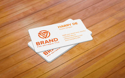 Visitkort Mock Up Psd