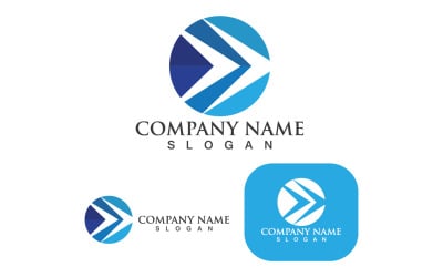 Arrow Faster Business Logo And Symbol V1