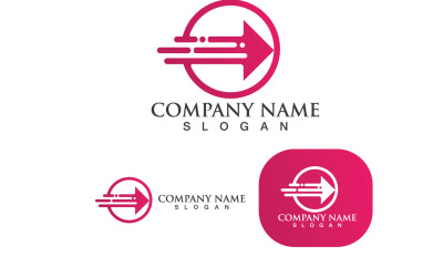 Arrow Faster Business  Logo And Symbol V5
