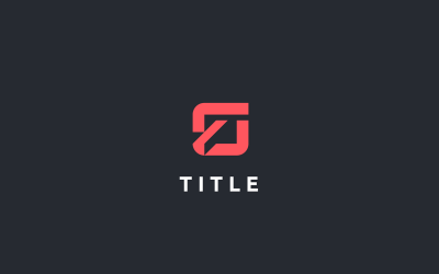 Canlı Geometrik GF Tech Monogram Logosu