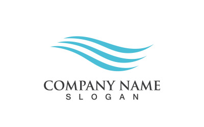 Wave Water Logo Vector Natura 116