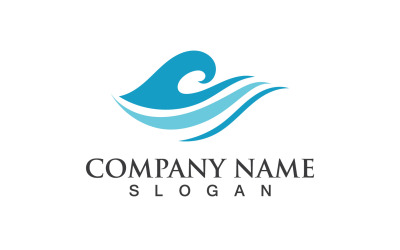 Wave Water Logo Vector Natura 117