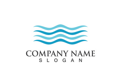 Wave Water Logo Vector Natura 118
