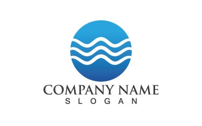 Wave Water Logo Vector  Nature 1f