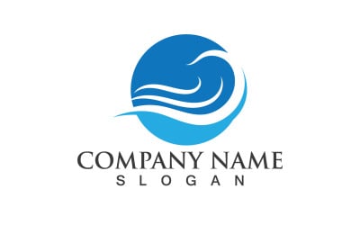 Wave Water Logo Vector  Nature 1j