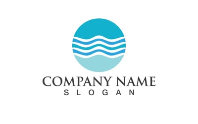 Wave Water Logo Vector  Nature 1r
