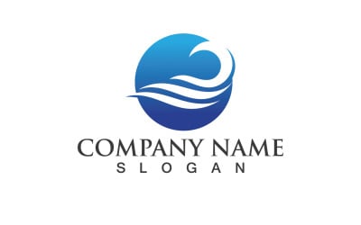 Wave Water Logo Vector  Nature 1t