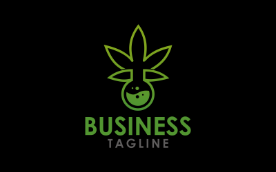 sjabloon voor logo van cannabislabs