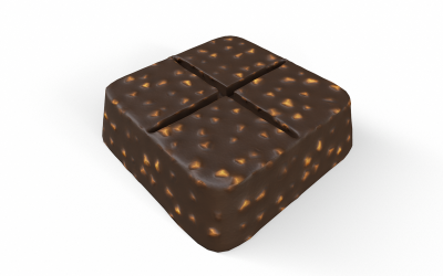 Chocolat spécial Low-poly modèle 3D