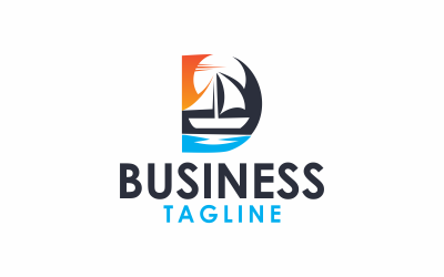 logo żaglowca litera d