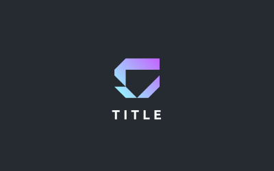 Vibrant Geometrical Lively G Tech Shading Logo