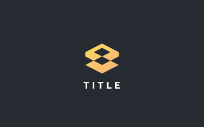Elegantes Luxus-Sonnenkollektor-Orange-Block-Logo