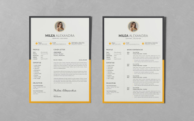 Kreatywne CV Curriculum Vitae Szablony CV