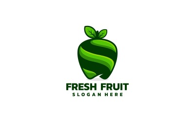 Logo sfumato di frutta fresca